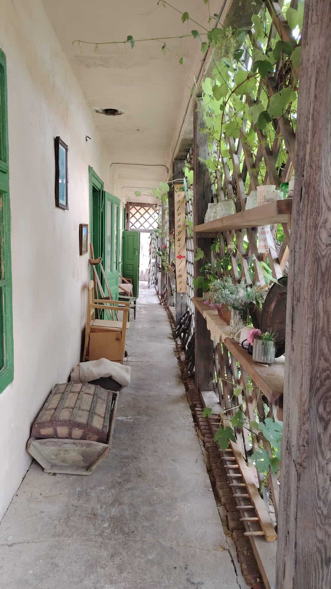 Coridor cu unelte și meșteșuguri